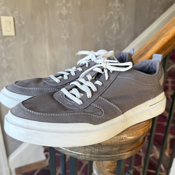 Cole Haan men grand 360 canvas sneaker size 10 very good condition gray - Picture 4 of 13